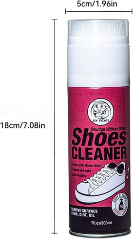 Quick Shoe Surface Cleaner Spray – No-Water Portable Shoe Cleaner for Travel, School, Dorm & Outside, 7oz × 2pack in Saudi Arabia