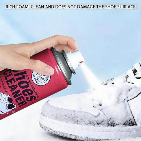 Quick Shoe Surface Cleaner Spray – No-Water Portable Shoe Cleaner for Travel, School, Dorm & Outside, 7oz × 2pack in Saudi Arabia