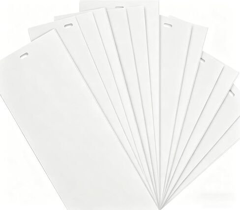 20 Pack 82.5" Vertical Blind Replacement Slats, 3.5" Width White PVC Fire Retardant Trimmable Replacement Blinds Slats for Sliding Glass Door, Patio Door, Home Office Window Vertical Blinds in Saudi Arabia