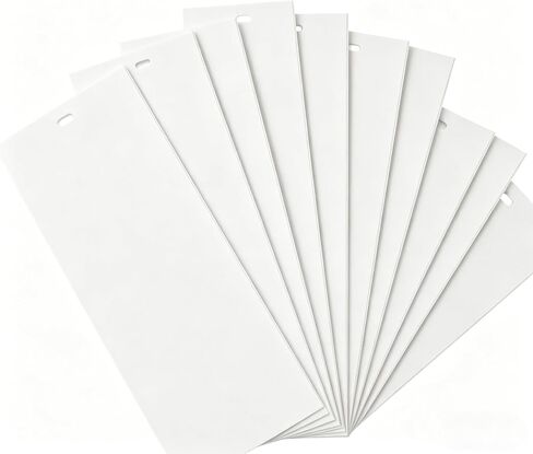 10 Pack 82.5" Vertical Blind Replacement Slats, 3.5" Width White PVC Fire Retardant Trimmable Replacement Blinds Slats for Sliding Glass Door, Patio Door, Home Office Window Vertical Blinds in Saudi Arabia