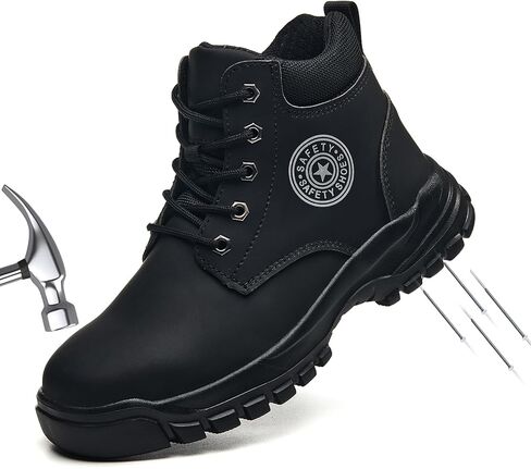 Steel Toe Chef Work Boots High Top Waterproof Kitchen Restaurant Working Boot Anti-slip VEA Sole for Women and Men Industrial Construction Safety Shoes in Saudi Arabia