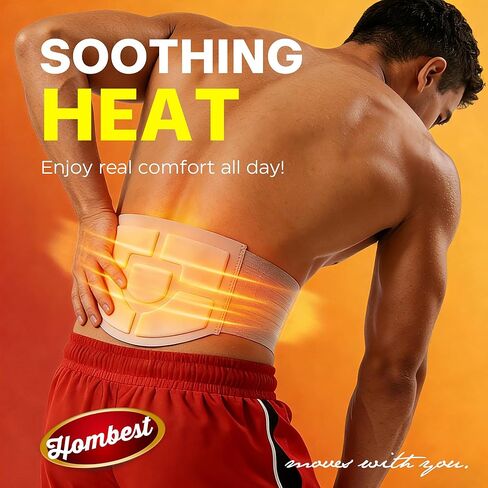 Portable Back Heat Wraps - 10 Count Long-Lasting Air-Activated Heating Patches for Lower Back & Muscle Discomfort, Disposable Heating Pad for Men Women in Kuwait