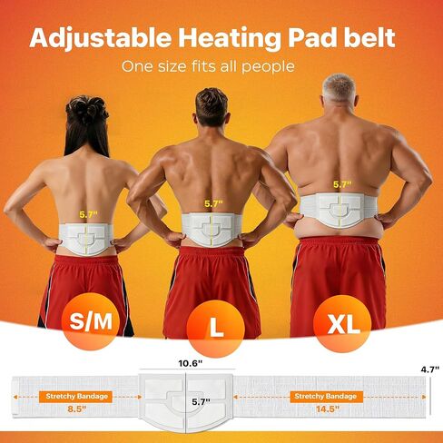 Portable Back Heat Wraps - 10 Count Long-Lasting Air-Activated Heating Patches for Lower Back & Muscle Discomfort, Disposable Heating Pad for Men Women in Kuwait