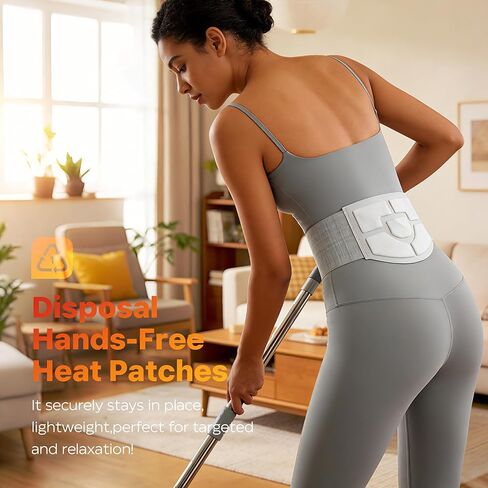 Portable Back Heat Wraps - 10 Count Long-Lasting Air-Activated Heating Patches for Lower Back & Muscle Discomfort, Disposable Heating Pad for Men Women in Kuwait