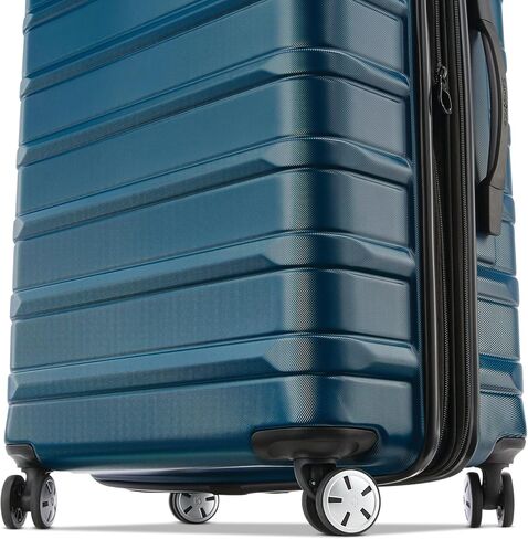 Samsonite Omni 2 Domestic Carry-On Luggage - 22x14x9 Airline-Approved - Features Expandable Polycarbonate Shell, 360° Wheels, TSA Lock - Amazon Exclusive - Lagoon Blue in Kuwait