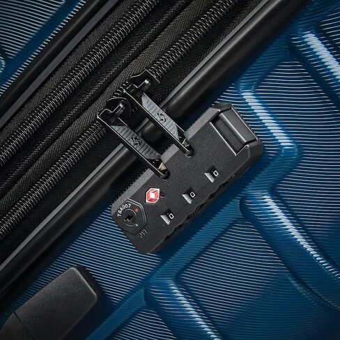 Samsonite Omni 2 Domestic Carry-On Luggage - 22x14x9 Airline-Approved - Features Expandable Polycarbonate Shell, 360° Wheels, TSA Lock - Amazon Exclusive - Lagoon Blue in Kuwait