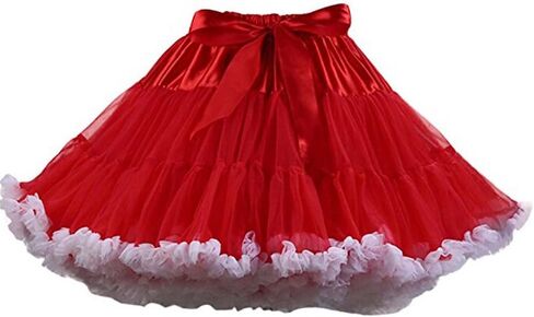 Women's Tulle Petticoat Soft Puffy Tutu Skirts Costume Ballet Dance Pettiskirts Multi-Layer in Saudi Arabia