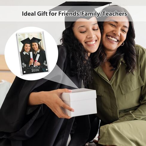 Aneco 3 Pack Class of 2026 Graduation Acrylic Picture Frames 4 x 6 Inch Graduate Double Sided Magnet Frames Clear Thick Freestanding Desktop Display with Engraved Design for High School College Gifts in Saudi Arabia