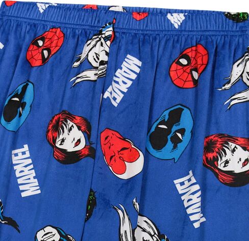 Marvel Men's 2-piece Loose-fit Pajama Set, Soft & Comfortable Nightwear for Adults in Kuwait