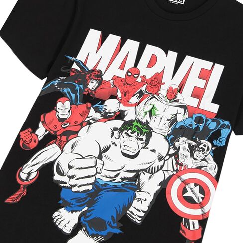 Marvel Men's 2-piece Loose-fit Pajama Set, Soft & Comfortable Nightwear for Adults in Kuwait