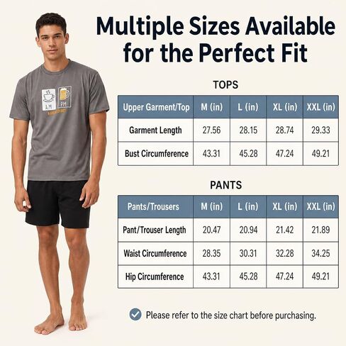 Men's Summer Pajama Sets Short Sleeved Shorts Sleepwear Men Casual Lounge Sets Youth Fashion Pajamas Men Round Collar Pjs Set in Kuwait