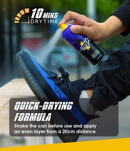 Crep Protect Shoe Protector Spray - Rain & Stain Waterproof Nano Protection for Sneaker, Leather, Nubuck, Suede & Canvas (Pack of 4) in Kuwait