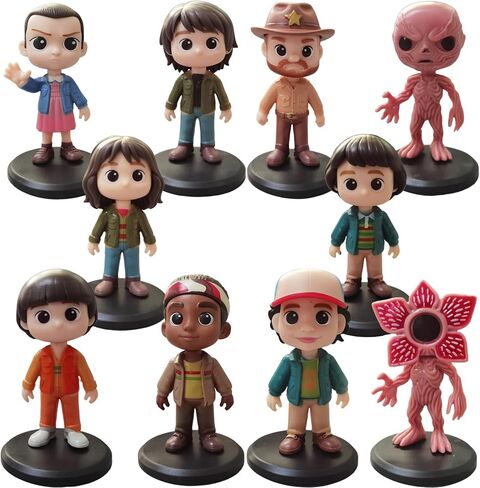 10Pcs Stranger Figure,Character Model Collectable Figure Creative Gift for Fans in Saudi Arabia