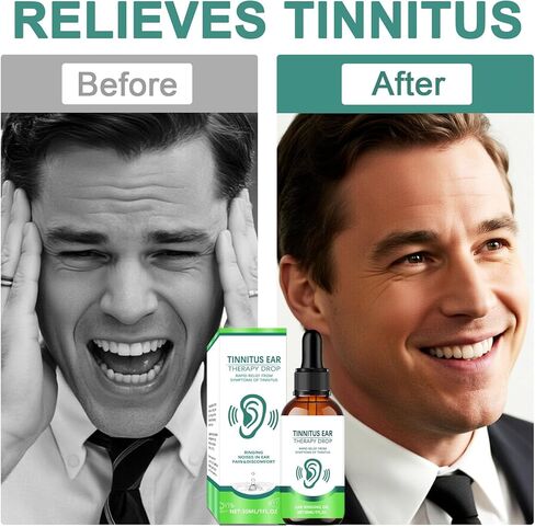 Tinnitus Relief for Ringing Ears, Ear Care Drops Promote Ear Comfort and Clarity, Effective Tinnitus Treatment Reduces Ears Noise and Improves Hearing in Both Men and Women, 1Pack-X1 in Saudi Arabia