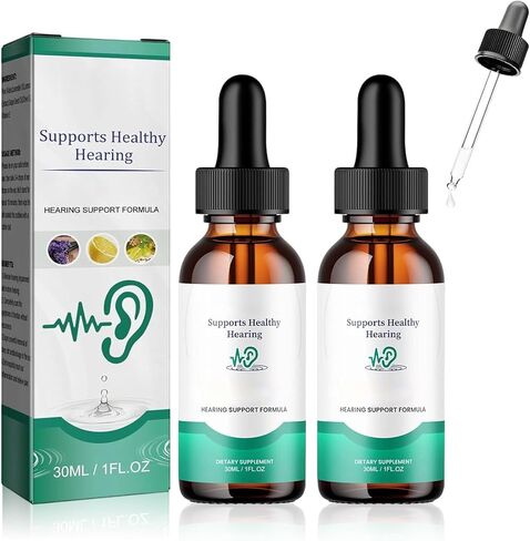 2PCS Tinnitus Relief Ear Drops, Earwax Removal & Ear Cleaning Solution, Ear Hygiene Liquid in Kuwait