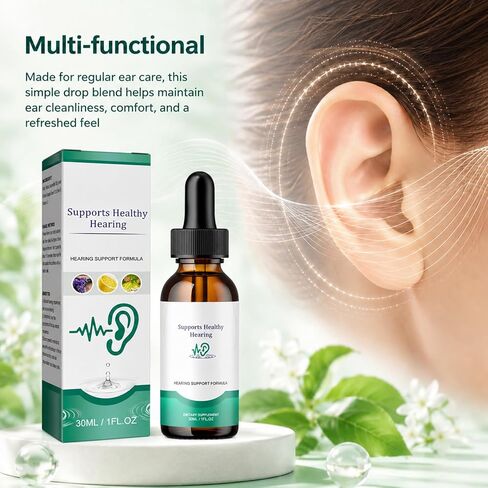 2PCS Tinnitus Relief Ear Drops, Earwax Removal & Ear Cleaning Solution, Ear Hygiene Liquid in Kuwait
