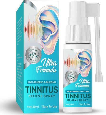 Tinnitus for Ringing Ears Spray, Natural Herbal Ear Soothing Spray, Gentle Ear Discomfort Support, Moisturizing Dry Ear Canal, Fast-Acting Mild Formula, Portable Ear Care Spray for Daily Ear Hygiene in Kuwait
