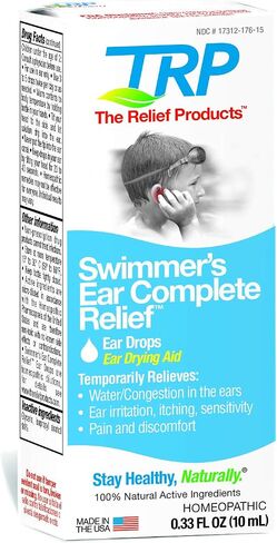 The Relief Products Swimmer's Ear Complete Relief Ear Drops, 0.33 Fl. Oz. in Saudi Arabia