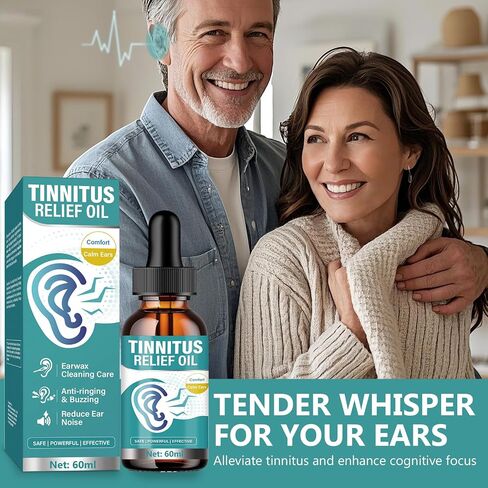 Tinnitus Relief for Ringing Ears, Natural Herbal Extract Liquid Drops for Ear Comfort & Hearing Support, Daily Calming Formula for Buzzing & Ringing, 2 Fl Oz in Saudi Arabia
