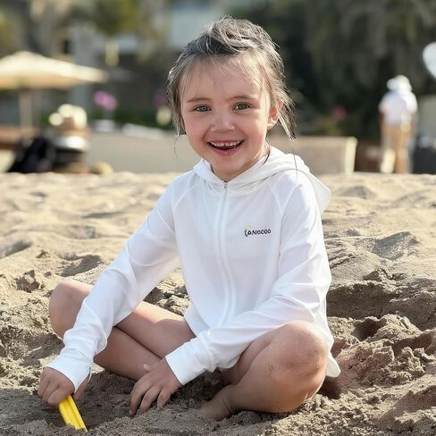 XuoAz Kids Lightweight Sun Shirt UPF 50+ UV Protection Hoodie Long Sleeve Sun Jacket for Boys Girls in Kuwait