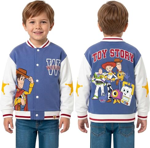 Disney Toy Story Boys Spring Jacket, Woody Boys Bomber Jacket, Cotton Kids Jackets, Blue 8 in Kuwait