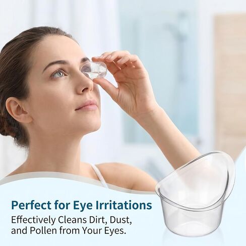 50Pcs Eye Wash Cup Eye Care Tool Rinse and Flush Kit Disposable Portable Plastic Measuring Cup for Quick Effective Soothing Tired Eyes for Travel Cleaning, 5ml in Kuwait