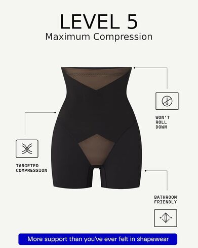 HONEYLOVE SuperPower Girl Short - High Compression Tummy Control Shapewear for Women in Saudi Arabia