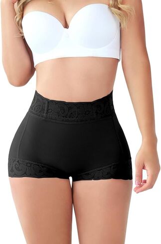 Butt Lifting Panties, Tummy Control Shapewear for Women Compression Underwear Short Lace Butt Lifter Shapewear in Saudi Arabia