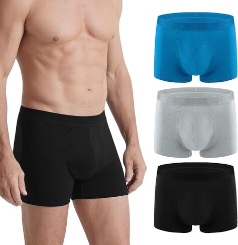 Incontinence Underwear for Men, 150ML Absorbent, Leak Proof Underwear for Men Comfortable Cotton Fabric, Comfortable and Breathable, Mens Incontinence Underwear Washable and Reusable (3PCS/Small) in Saudi Arabia