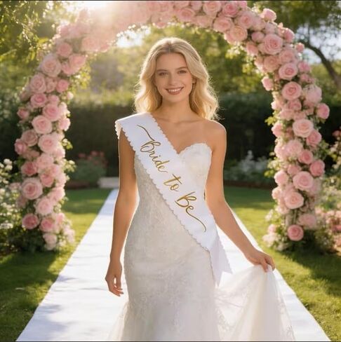 Bride to Be Veil مع عصابة رأس لؤلؤية ومشبك فيونكة، حجاب زفاف قصير أبيض لحفلات العزوبية، وحفلات الزفاف والخطوبة، وإكسسوارات الزفاف للعروس، Velo de Novia para boda in Kuwait