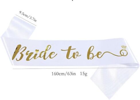 Bride to Be Veil مع عصابة رأس لؤلؤية ومشبك فيونكة، حجاب زفاف قصير أبيض لحفلات العزوبية، وحفلات الزفاف والخطوبة، وإكسسوارات الزفاف للعروس، Velo de Novia para boda in Kuwait