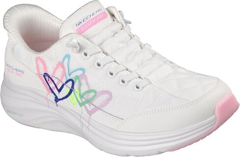 Skechers Womens Contour Foam Cozy Fit Timeless Heart Hands Free Slip-ins in Kuwait