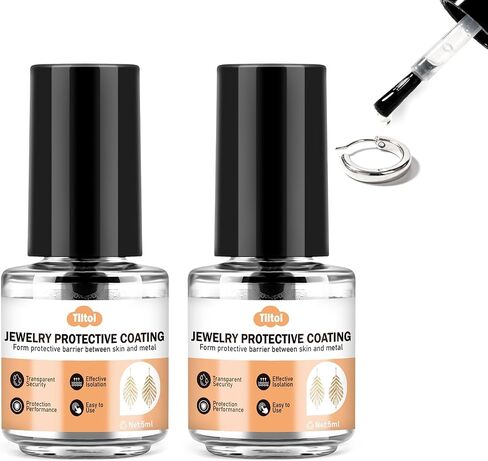 Jewelry Protective Coating, Jewelry Sealant Transparent and Invisible, Provides Lasting Protection, Protective Barrier, Suitable for Rings, Earrings, Necklaces, and Bracelets in Saudi Arabia