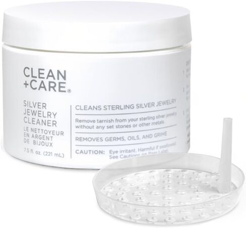 Silver Jewelry Cleaner – Professional Silver Cleaning Solution for Rings, Necklaces, Bracelets & Earrings – Gentle Tarnish Remover, Silver Jewelry Care, Polish & Maintenance Solution in Saudi Arabia