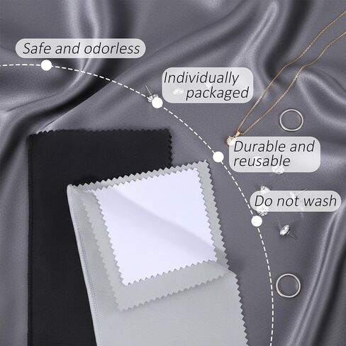2 Pcs Silver Polishing Cloth Silver Cleaning Kit 2 Pcs Ultra-Soft Brushes (Flat & Wave) Jewelry Cleaning Cloth Jewelry Coin Cleanings Cloths for Cleanings Platinum Gold Diamonds Coins Gemstones in Kuwait