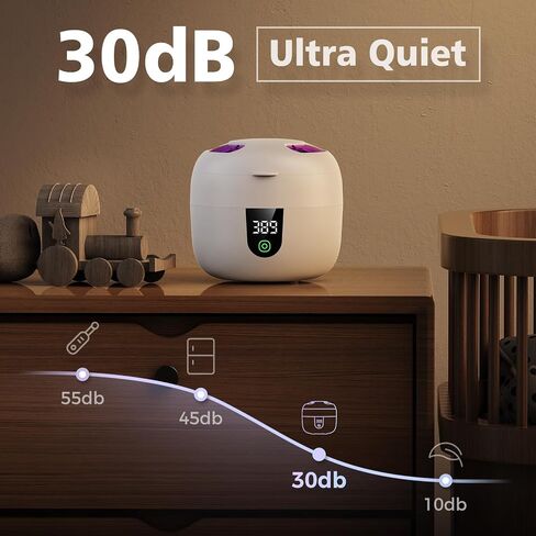 Waterproof Ultrasonic Retainer Cleaner Machine with 180ml Removable Water Tank – 45kHz Ultrasonic Cleaner for Mouth Guards, Jewelry, and Retainer Cleaner– Digital Timer, Smart Pause, Quiet to 30dB in Saudi Arabia