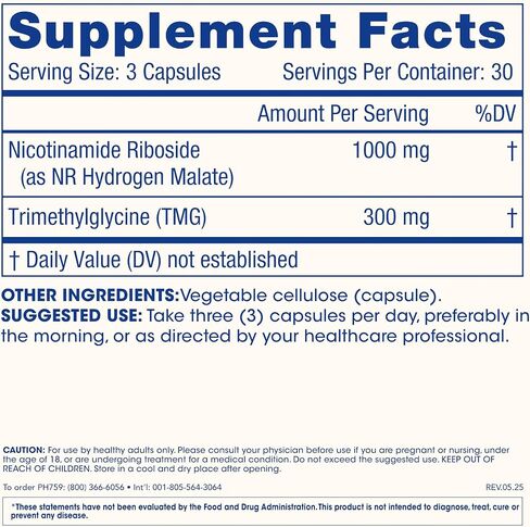 ProHealth Nicotinamide Riboside Pro 1000 | 90 Capsules | 1000 mg NR + 300 mg TMG | NAD+ Precursor for Cellular Energy, Mitochondrial Support & Healthy Aging | USA GMP, Triple Lab-Tested in Kuwait