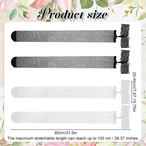 Black White Thigh High Stockings - Lace Top Thigh High Stockings Lingerie for Women,Sexy Bow Suspenders Pantyhose in Saudi Arabia