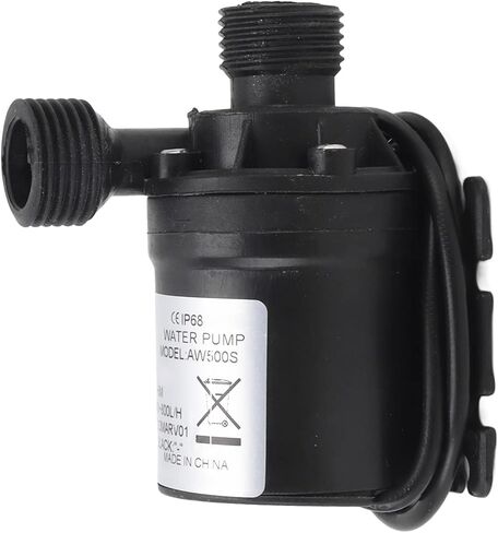 Low Noise Mini Water Pump, Submersible Fountain Pump with Adjustment and Stainless Steel Shaft, for Dishwasher Fountain, Coffee Machine, Hydroponic System (DC12V) in Kuwait
