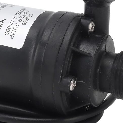 Low Noise Mini Water Pump, Submersible Fountain Pump with Adjustment and Stainless Steel Shaft, for Dishwasher Fountain, Coffee Machine, Hydroponic System (DC12V) in Kuwait
