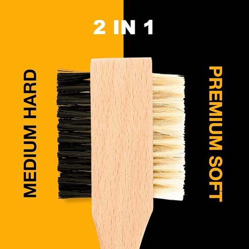 Wilkins Complete Suede Cleaning Kit - 2 IN 1 Bristles Shoe Cleaner Brush with Suede Eraser. in Saudi Arabia