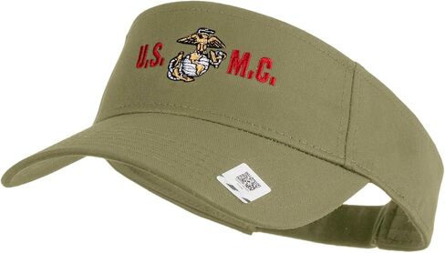 USMC Design Mark حاجب الشمس من القطن المطرز in Kuwait