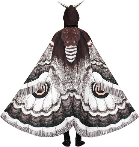 Adult Moth Cloak, Hooded Cape with Wing for Women, Adult Onesie in Saudi Arabia