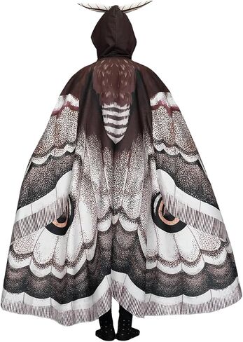 Adult Moth Cloak, Hooded Cape with Wing for Women, Adult Onesie in Saudi Arabia