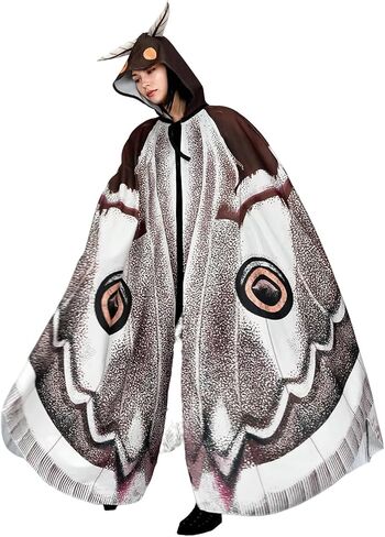Adult Moth Cloak, Hooded Cape with Wing for Women, Adult Onesie in Saudi Arabia