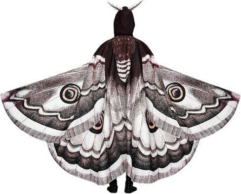 Adult Moth Cloak, Hooded Cape with Wing for Women, Adult Onesie in Saudi Arabia