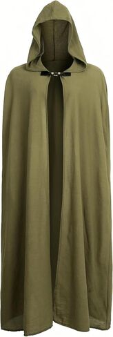 JPXH Medieval Hooded Cloak Renaissance Cape with Hood - Halloween Costume Cosplay in Kuwait