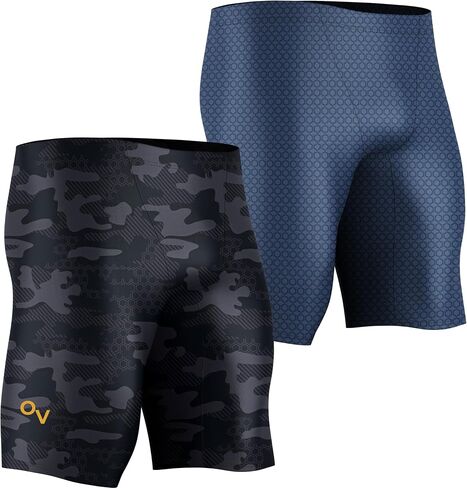 Onvous Men's Swim Jammers Bundle | AquaGenesis + Stealth | Men's Jammers for Swimming | Size 30 in Saudi Arabia