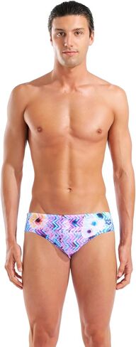 Arena Men's Performance Blurred Swim Briefs Chlorine Resistant Long Lasting Sports Bathing Suit in Kuwait