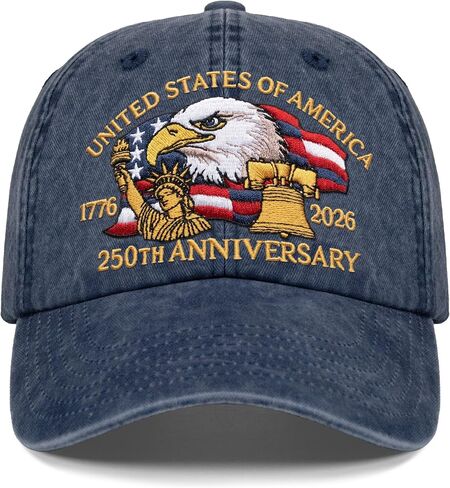 We The People Hat,Embroidered 250 Anniversary USA Hat,US Patriotic Merchandise Gifts in Saudi Arabia